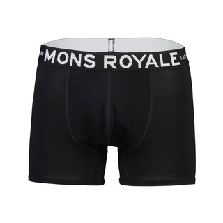 Mons Royale Mens Hold em Shorty Boxer black