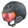 CP CORAO+ Ski & Snowboard Helm black s.t. mit DL Vario Lens Pol Red Mirror