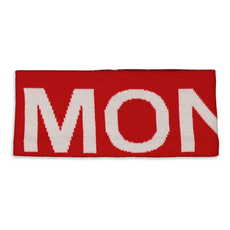 Mons Royale Unisex Arcadia Headband Logo Retro Red