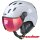 CP CORAO+ Ski & Snowboard Helm white shiny mit DL Vario Lens Pol Red Mirror
