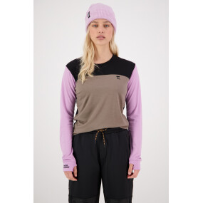 Mons Royale Womens Yotei BF LS orchid dawn XS