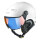 CP Carachillo Ski & Snowboard Helm white s.t. mit DL Vario Lens Brown Pol Ice Mirror S