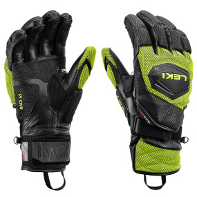 Leki WCR Venom GS 3D Handschuhe, schwarz-gelb 10