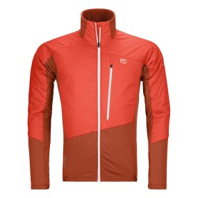 Ortovox Westalpen Swisswool Hybrid Jacket Men cengia rossa