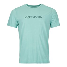 Ortovox 150 Cool Brand T-Shirt Men aquatic ice