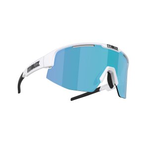 BLIZ Matrix small Sportbrille white / smoke blue multi Gläser