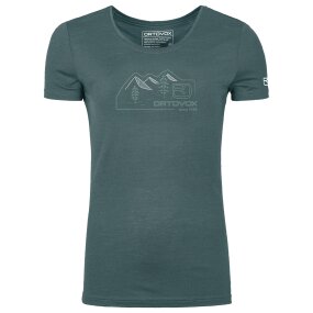 Ortovox 150 Cool Vintage Badge T-Shirt Women dark arctic...